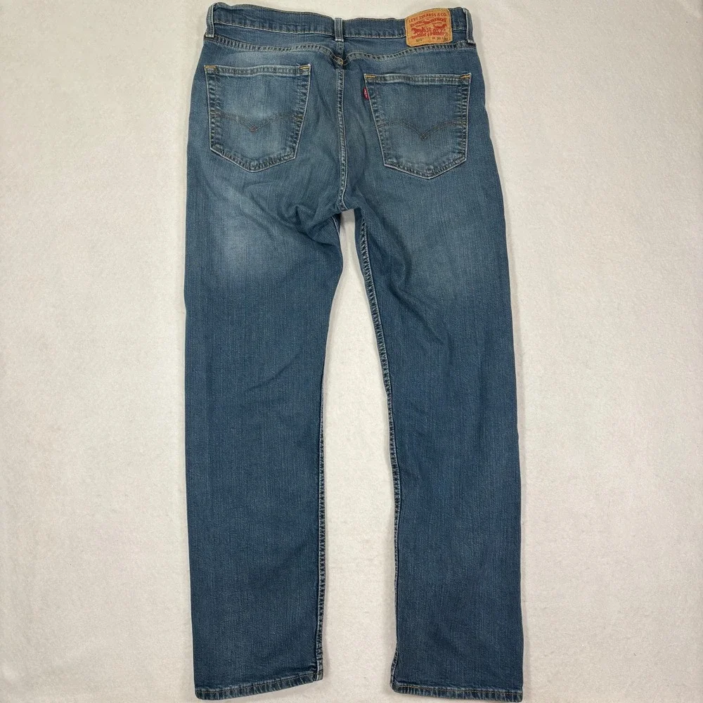 Levis 505 Jeans Mens 36x32 Regular Fit Straight Leg‎ Classic Denim